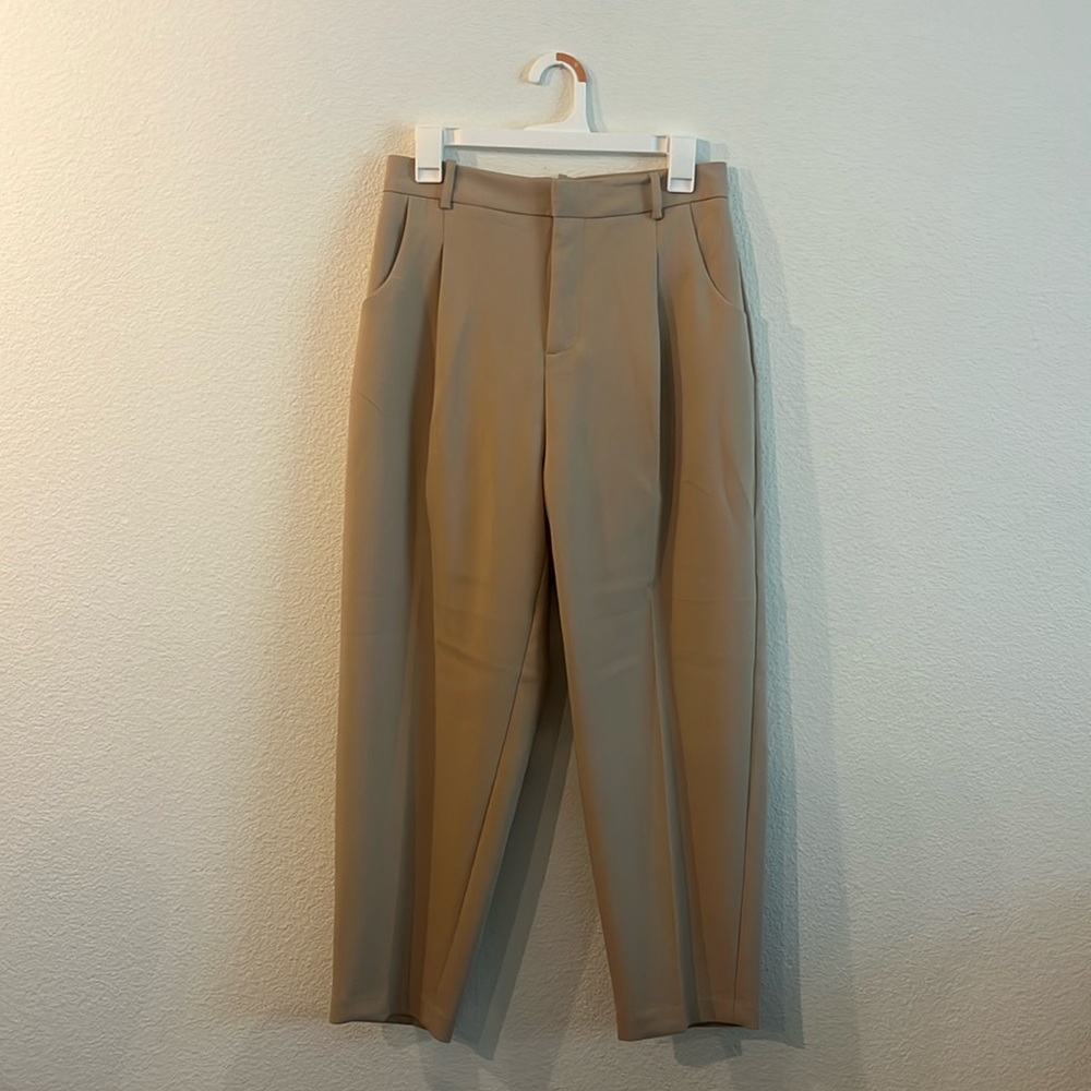 Tan/beige Pencil leg pants